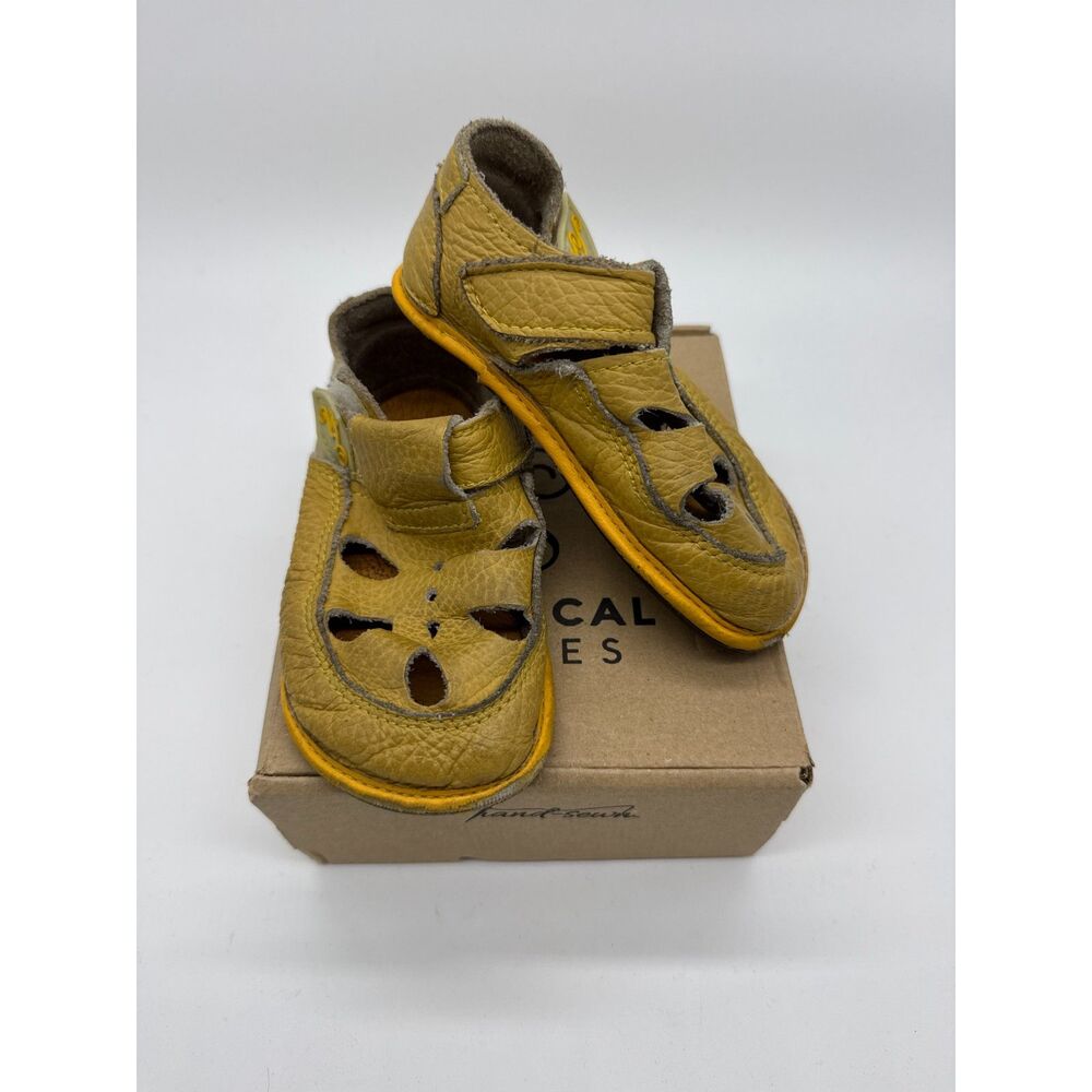 Magical Shoes Coco Sandals Handsewn Leather Barefoot Minimalist Size 22